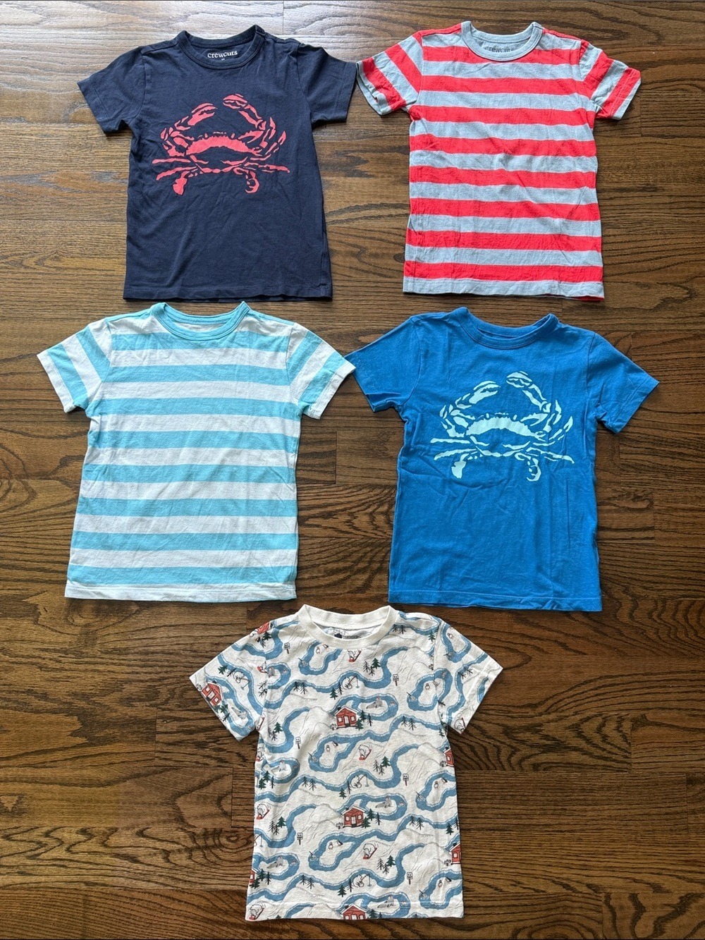 J. Crew Zara Tucker + Tate Boy Shirts Shorts Summer Clothes Bundle Size 4-5 - Picture 4 of 13
